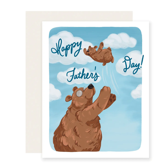 Papa Bear Toss Card