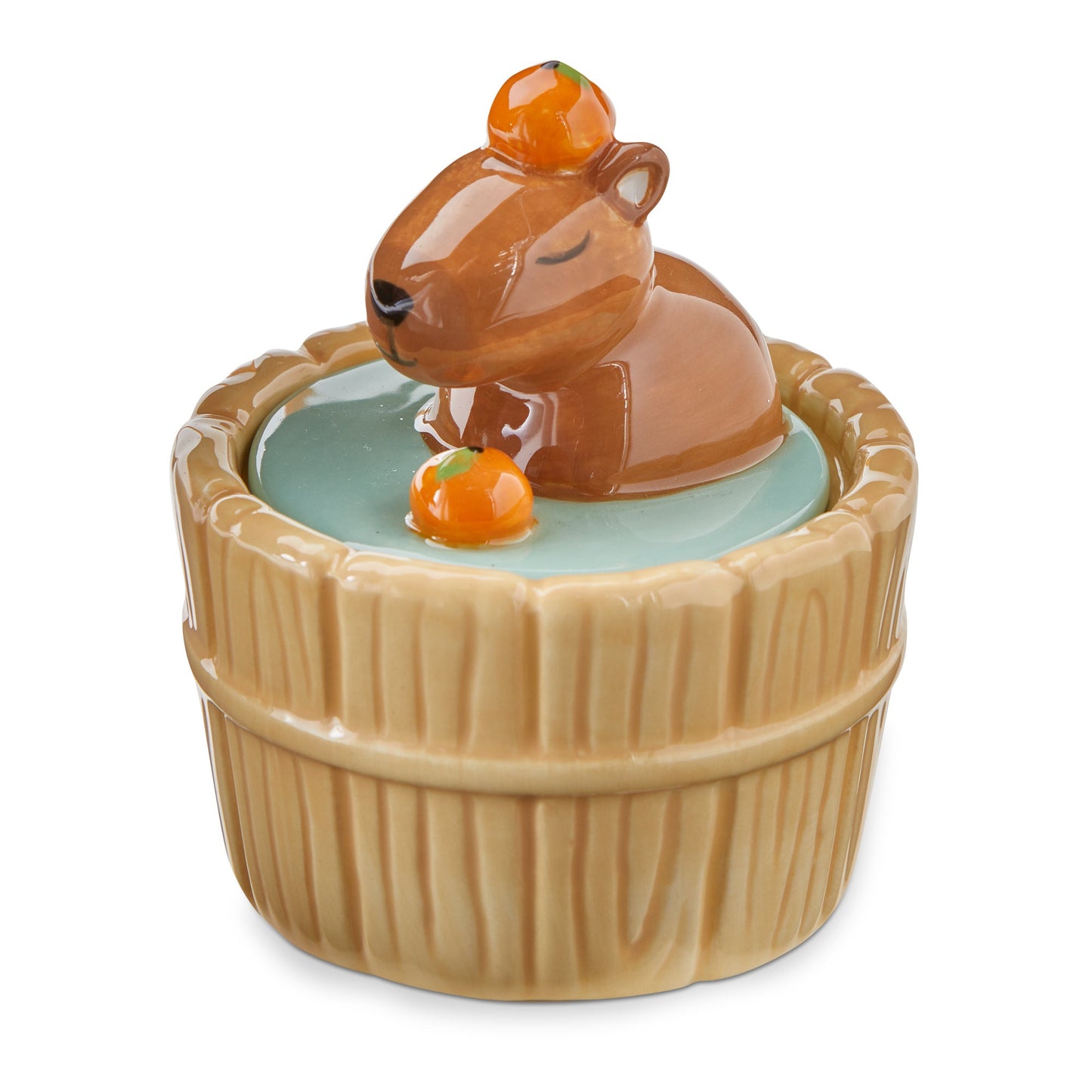 Capybara Lidded Trinket Box