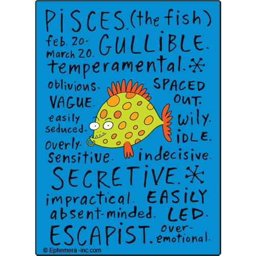 Pisces Naughty Magnet