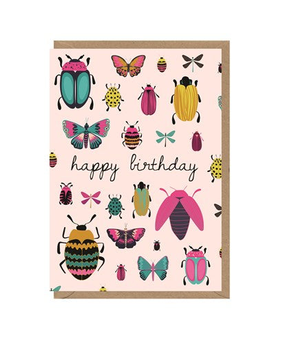 Bugs And Beetles Card