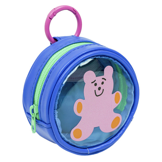 Round Mini Pouch Bear
