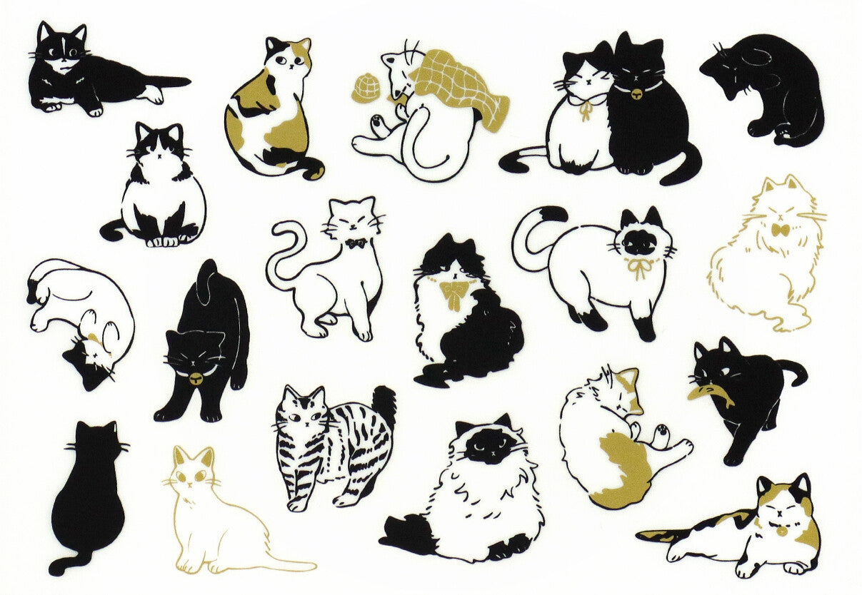 Irodo Decorative Fabric Transfer Sticker – Fashionable Cat