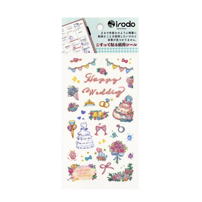 Irodo Paper Transfer Stickers – Wedding
