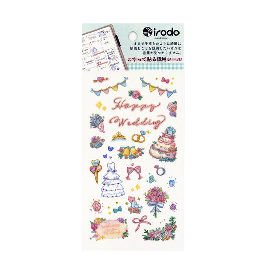 Irodo Paper Transfer Stickers – Wedding