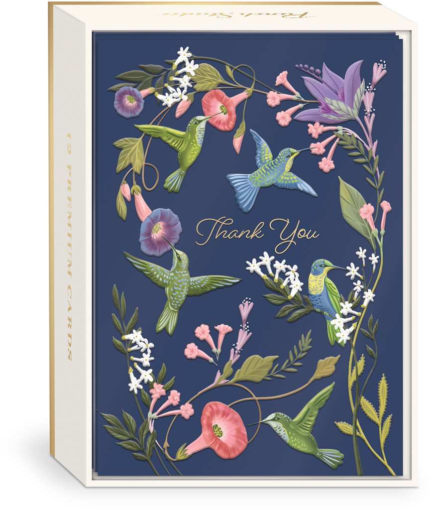 Hummingbird Thank You Boxed Note Cards