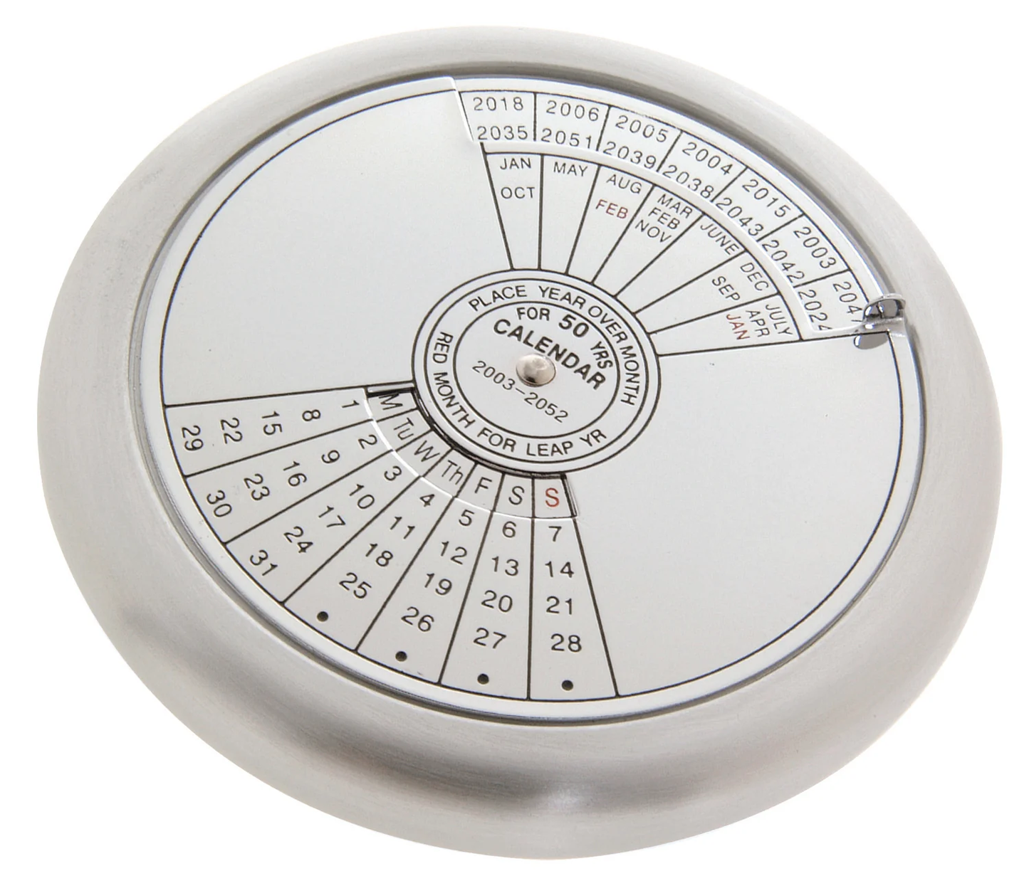 50 Year Calendar Paperweight