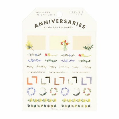 Planner Stickers Yusuke Yonezu Deco Flowers