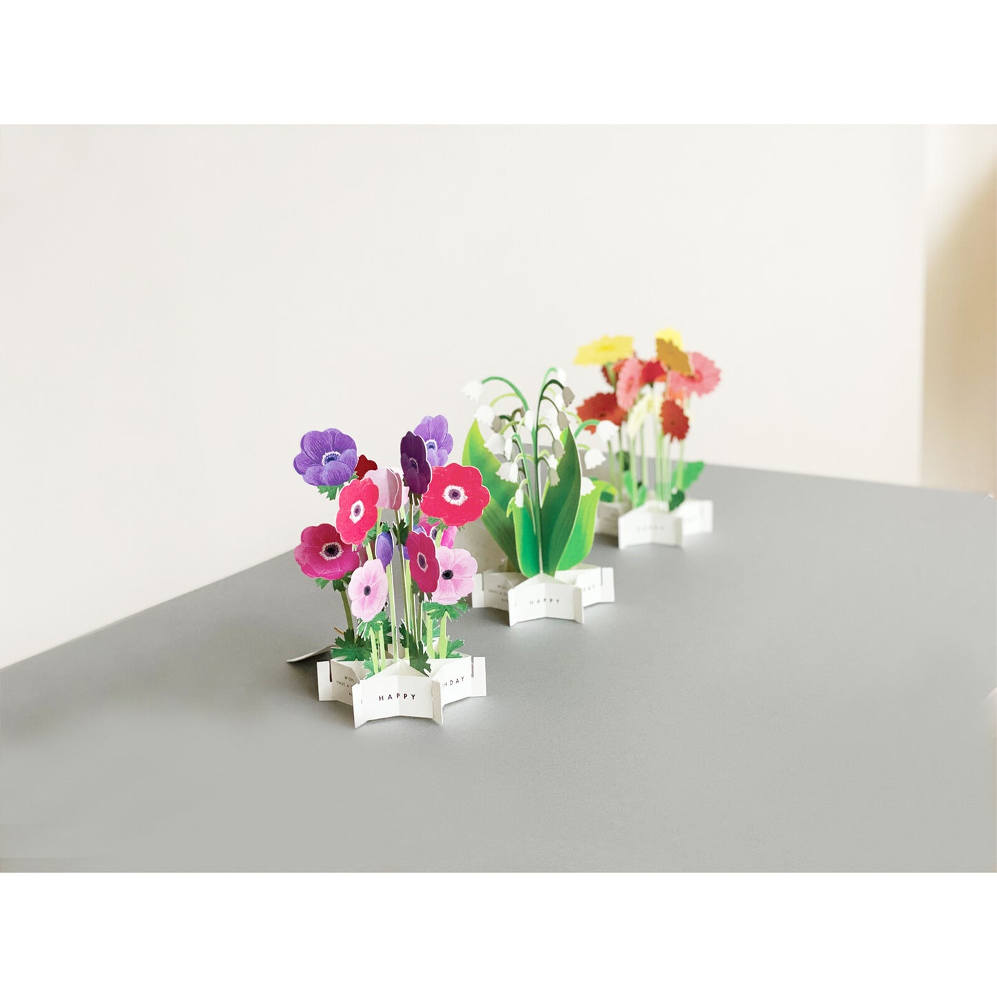 Pop-up 360 Blooming Card Lily Of The Valley