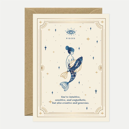 Pisces Astrology Greeting Card