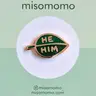 @162 Pronoun Leaf Pin - He / Him