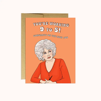 Workin' 9 To 5 Card