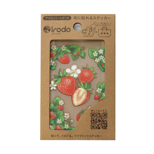 Irodo Decorative Fabric Transfer Sticker – Strawberry