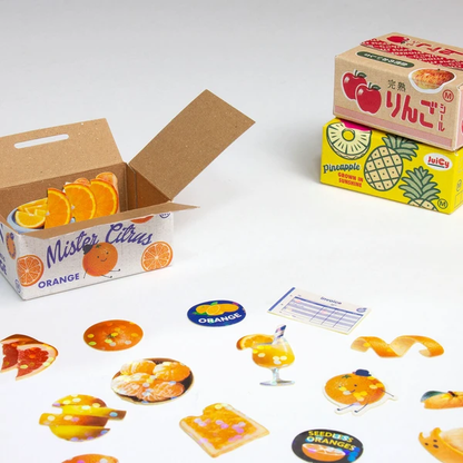 Decoration Haco Stickers Orange