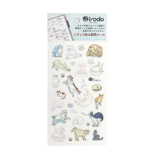 Irodo Paper Transfer Stickers – Cats