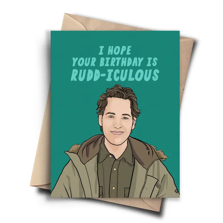 Paul Rudd Birthday Card