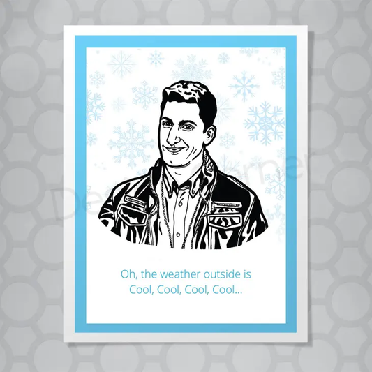 Brooklyn Nine Nine Jake Christmas Card