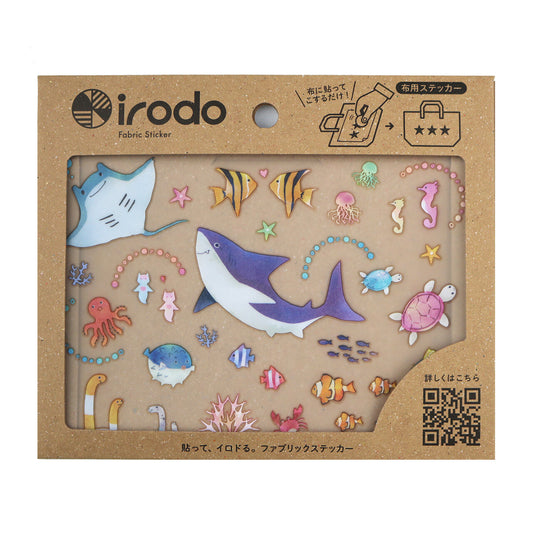 Irodo Decorative Fabric Transfer Sticker – Aquarium 1