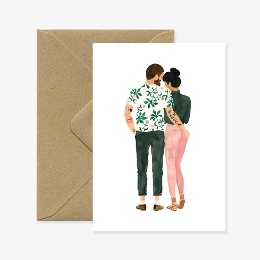 Loving Hipsters Card