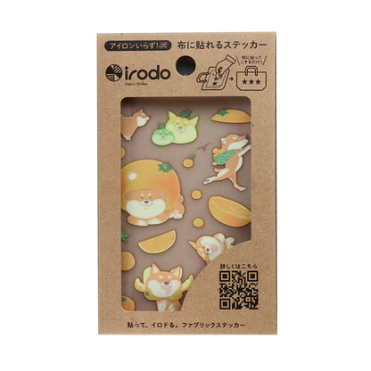 Irodo Decorative Fabric Transfer Sticker – Iroshiba Mandarin Orange