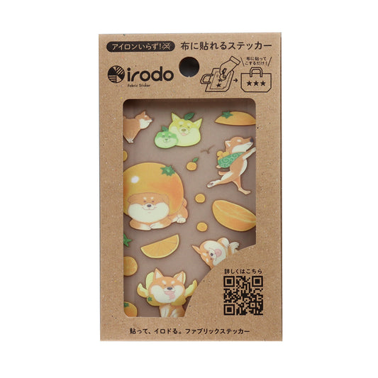 Irodo Decorative Fabric Transfer Sticker – Iroshiba Mandarin Orange
