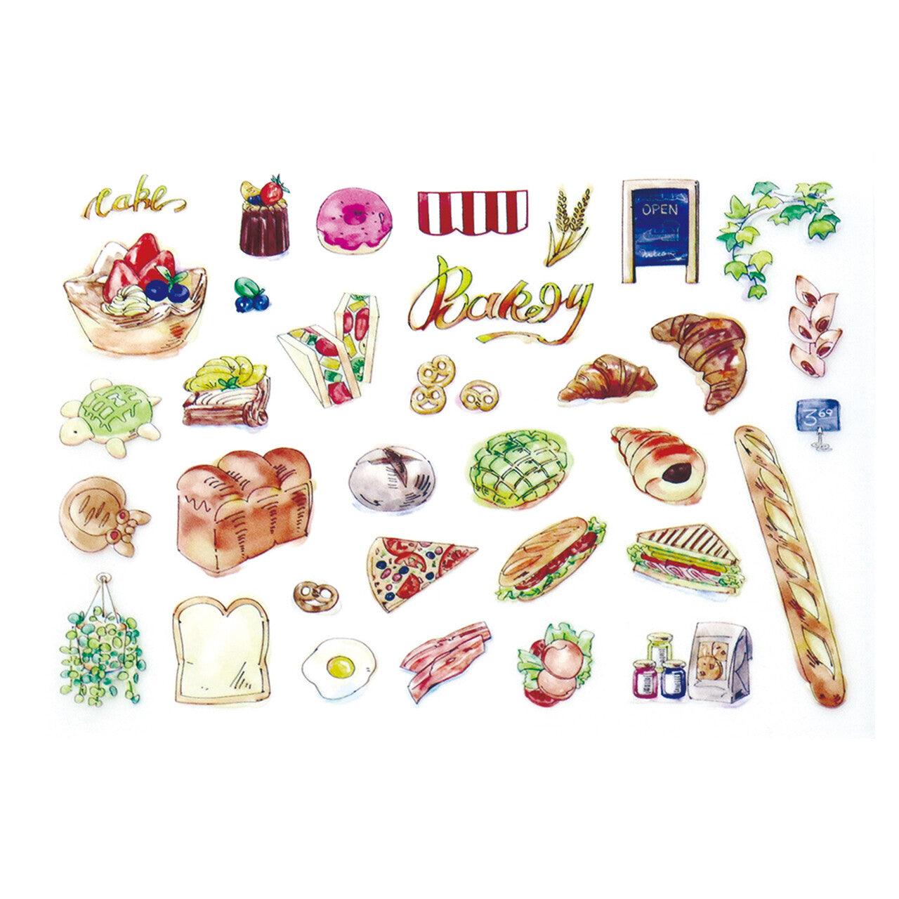 Irodo Decorative Fabric Transfer Sticker – Bakery