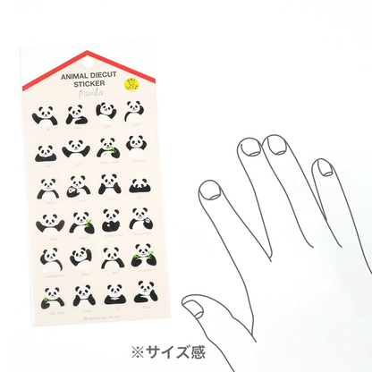 Animal Die-cut Sticker Panda