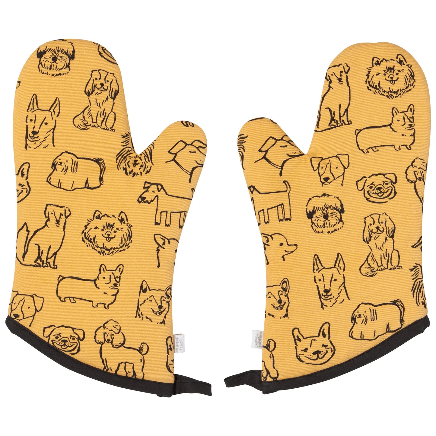 Dog Park Oven Mitt Set of 2