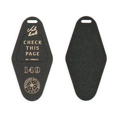 Vulcanized Fiber Bookmark Black