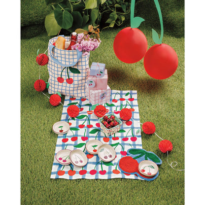 Very Cherry Printed Dishtowel