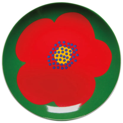 Poppy Appetizer Plates Set of 4 Assorted