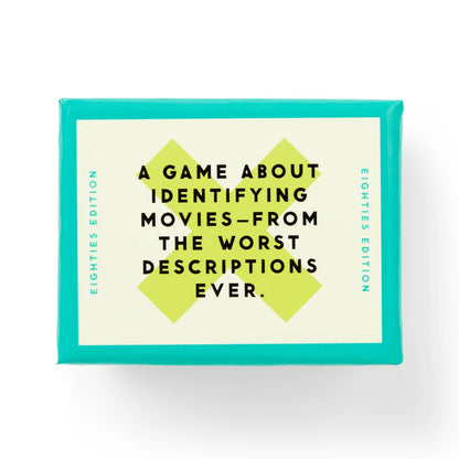 Mini Poorly Explained Movies - 80s Edition