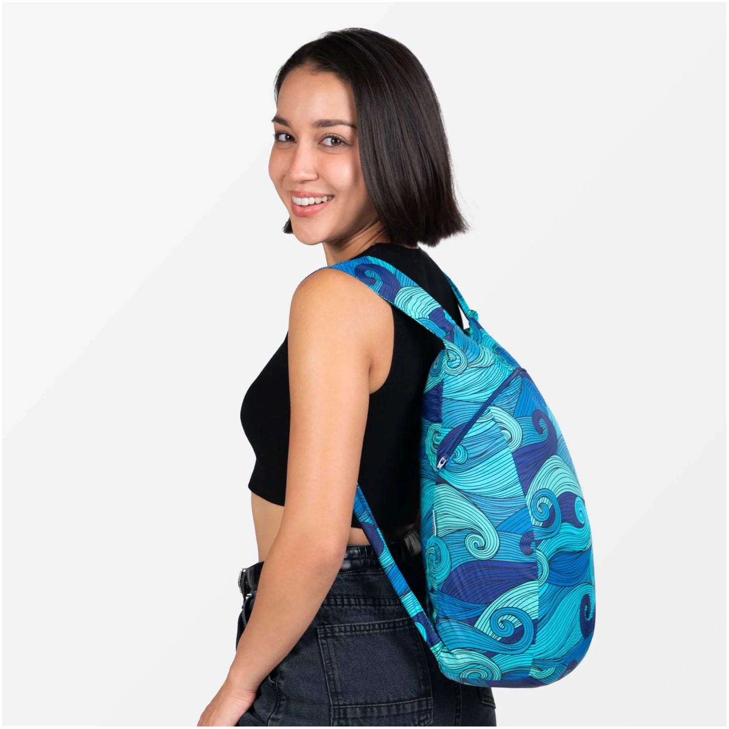 Nanobag Daypack Blue Waves
