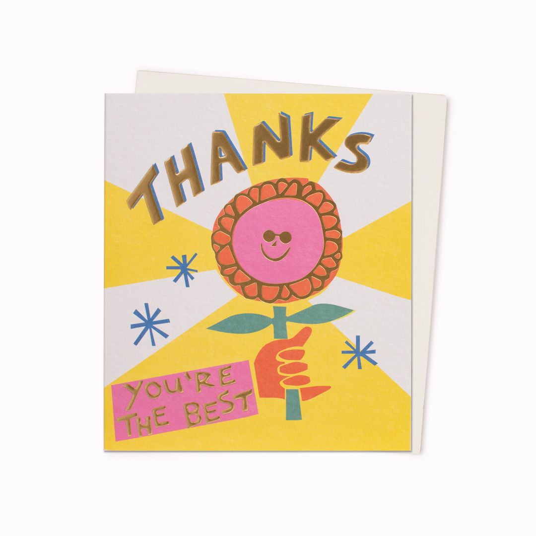 Thank You You're The Best Card