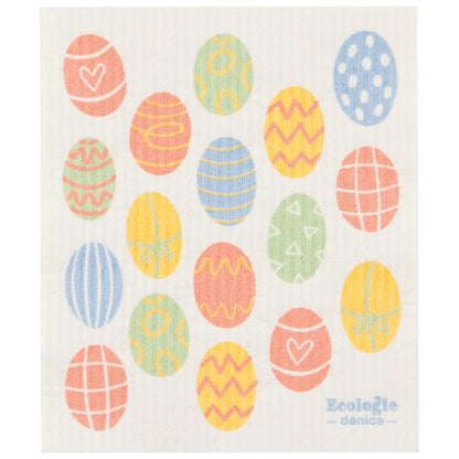 Easter Eggs Swedish Sponge Cloth