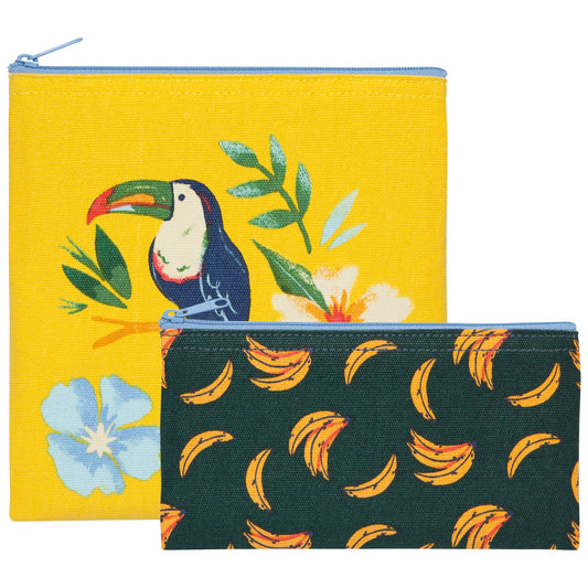 Tropical Trove Snack Bags Set of 2