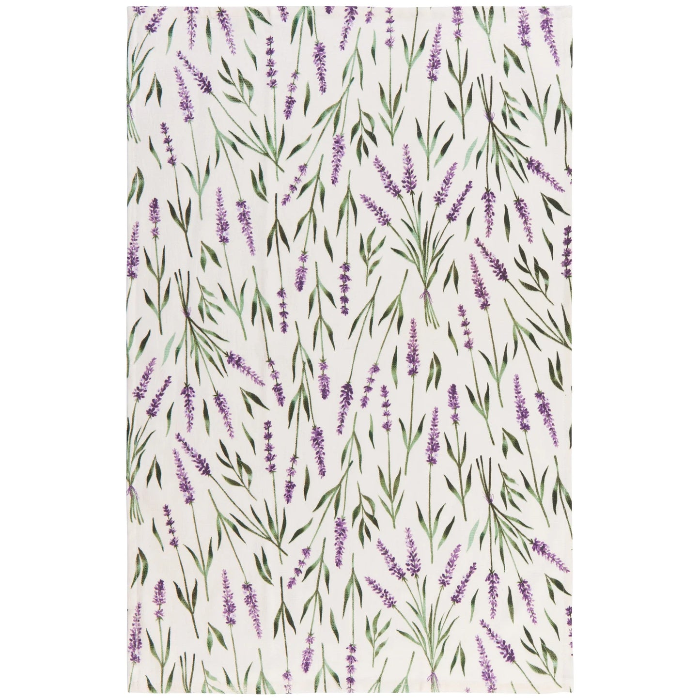 Lavender Printed Terry Dishtowel