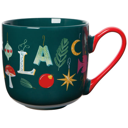 Fa La La Tea Towel In A Mug