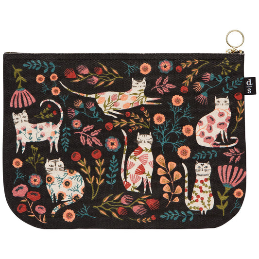 Zip Pouch Large Catbloom