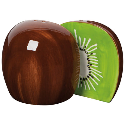 Kiwi Salt and Pepper Shakers Set of 2