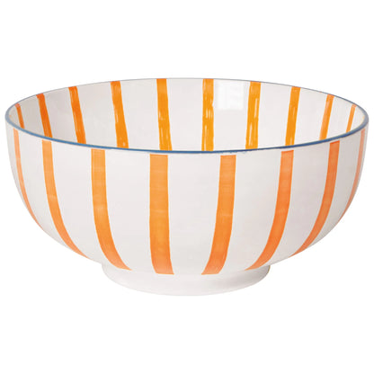 Citrus Burst Stamped Bowl 8 inch