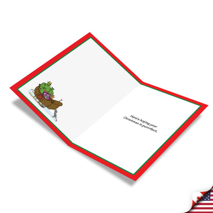 Reindeer Cats Christmas Card