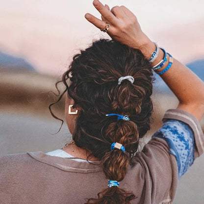 Resist Hair Tie + Bracelets