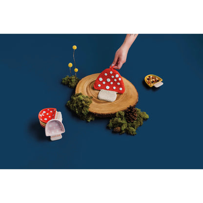 Toadstool Shaped Pinch Bowls Set of 6