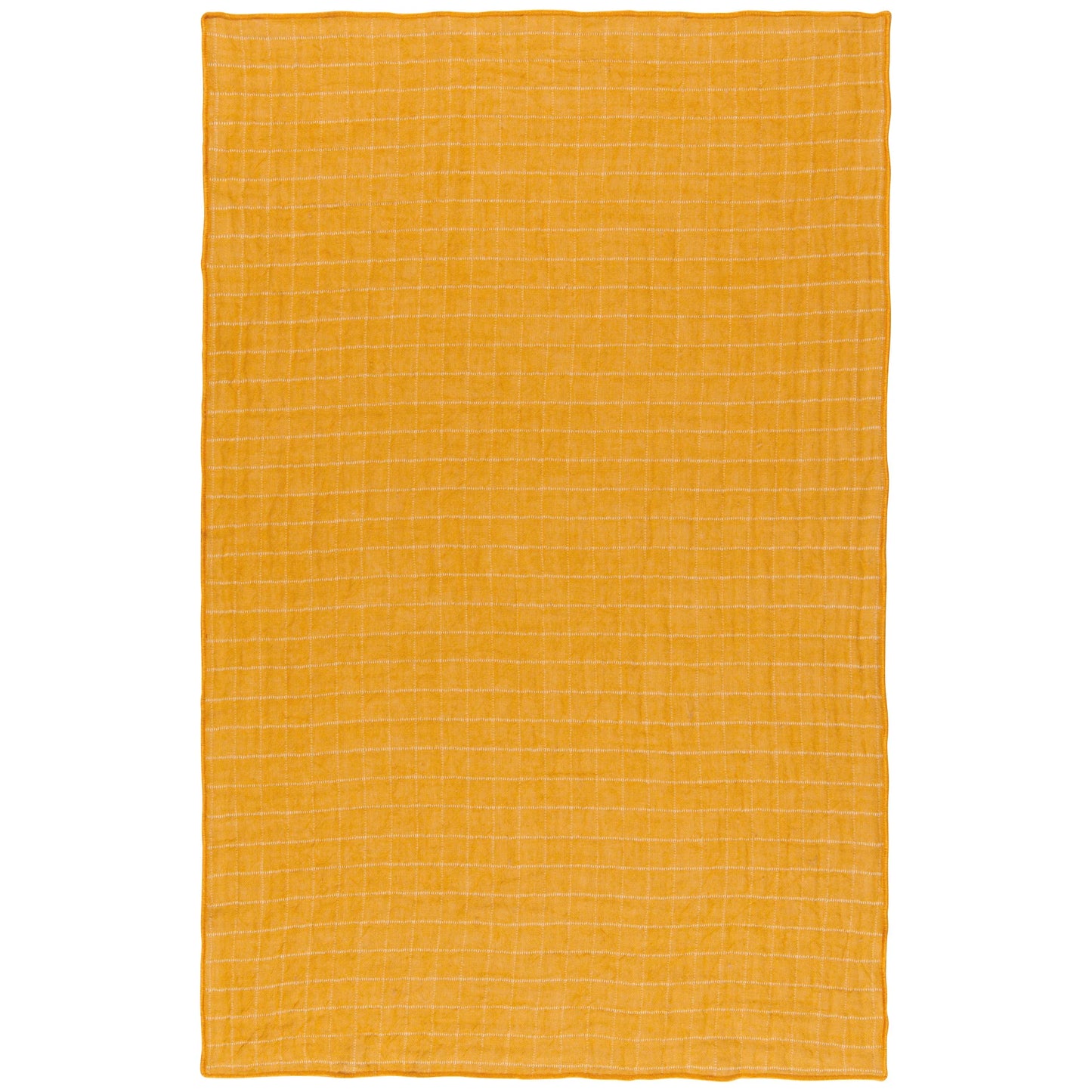 Double Weave Ochre Tea Towel Set of 2