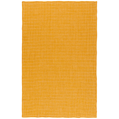 Double Weave Ochre Tea Towel Set of 2