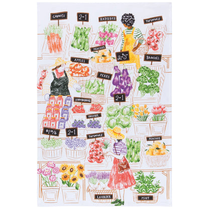 Locally Grown Printed Dishtowel