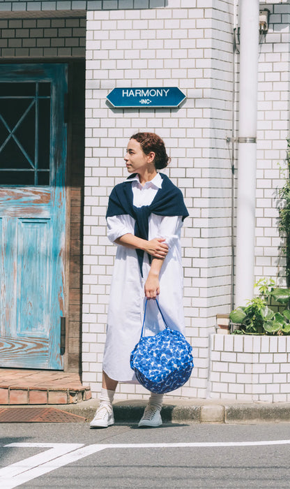 Shupatto Compact Reusable Bag Small Umi Ocean