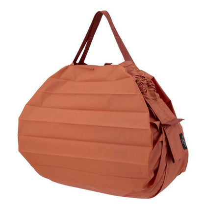 Shupatto Compact Reusable Bag Medium Brick Brown