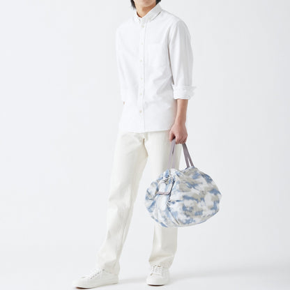 Shupatto Compact Reusable Bag Medium Ukigumo Floating Clouds