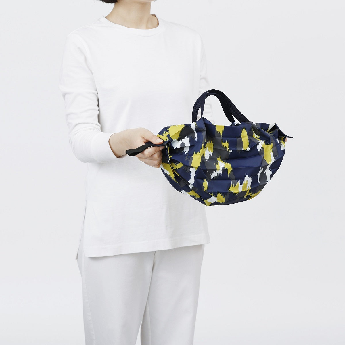 Shupatto Compact Reusable Bag Small Kokage Shades of Trees